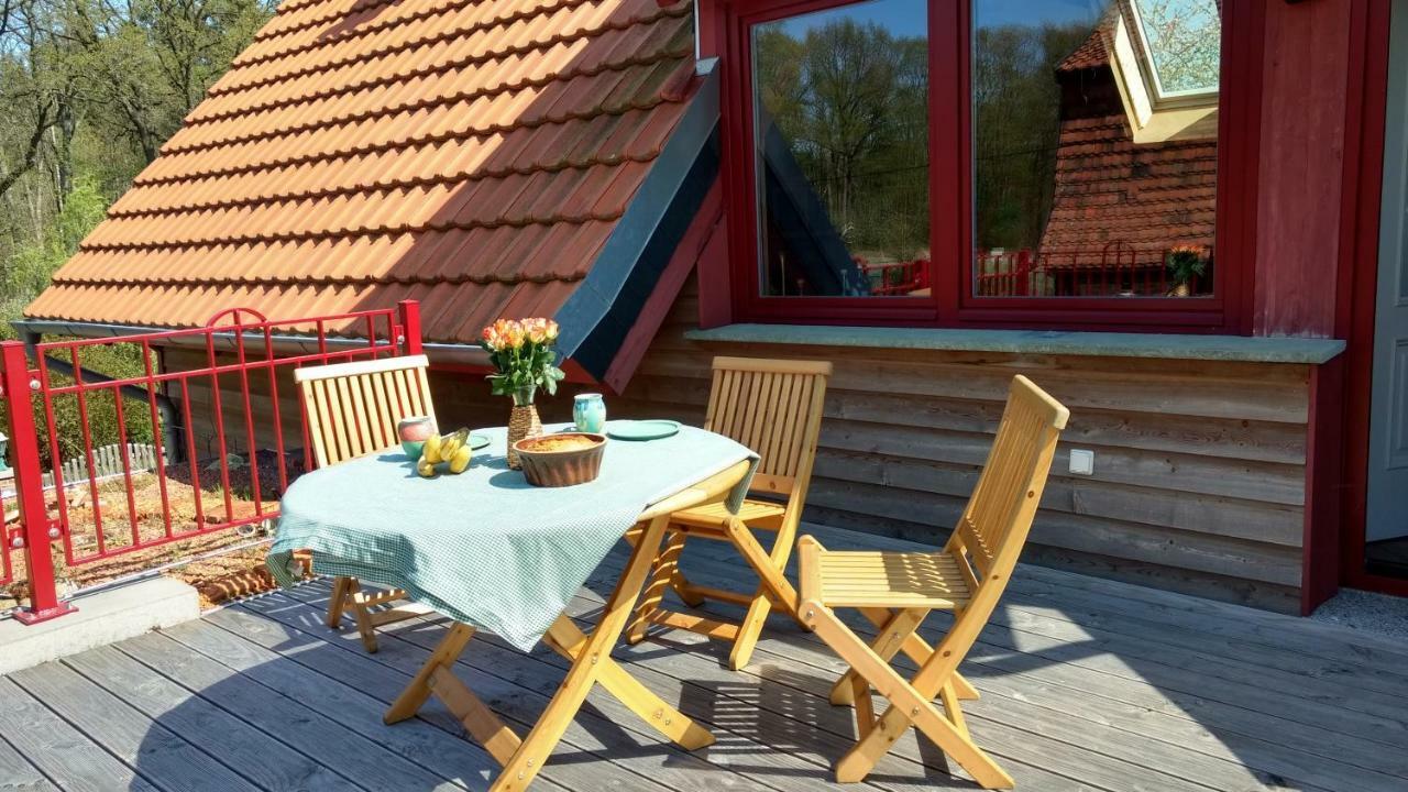 Ziegeleihof Inmitten Von Wiesen Und Waeldern Degenershausen Eksteriør billede